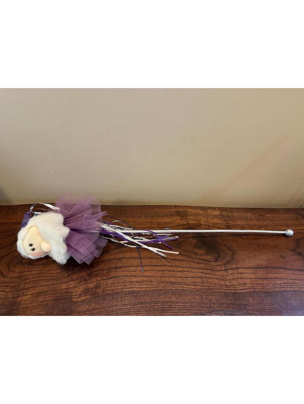 Vintage 90s Russ Berrie Soft Sculpture Wizard Fairy Magical Wonder Wands
